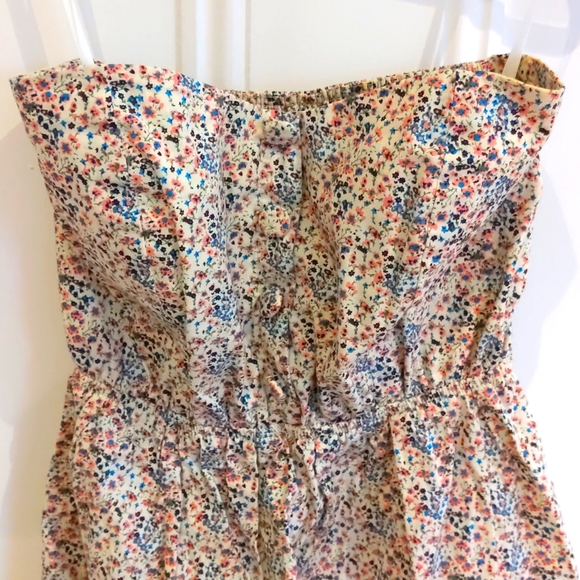 Floral strapless summer dress, size small - Picture 2 of 5